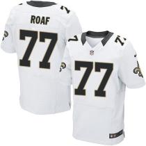 Nike New Orleans Saints #77 Willie Roaf White Men's Stitched NFL Elite Jersey Nike New Orleans Saints #77 Willie Roaf White Men's Stitched NFL Elite Jersey