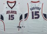 Revolution 30 Atlanta Hawks -15 Al Horford White Stitched NBA Jersey