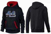 New York Mets Pullover Hoodie Black Red New York Mets Pullover Hoodie Black Red