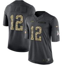 Seattle Seahawks -12 Fan Nike Anthracite 2016 Salute to Service Jersey Seattle Seahawks -12 Fan Nike Anthracite 2016 Salute to Service Jersey