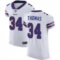 Nike Bills -34 Thurman Thomas White Stitched NFL Vapor Untouchable Elite Jersey Nike Bills -34 Thurman Thomas White Stitched NFL Vapor Untouchable Elite Jersey