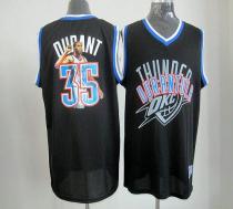 Oklahoma City Thunder -35 Kevin Durant Black Majestic Athletic Notorious Fashion Stitched NBA Jersey