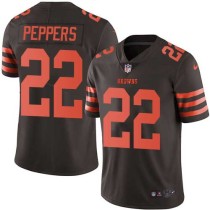 Nike Browns -22 Jabrill Peppers Brown Stitched NFL Limited Rush Jersey Nike Browns -22 Jabrill Peppers Brown Stitched NFL Limited Rush Jersey