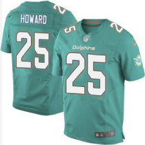 Nike Dolphins -25 Xavien Howard Aqua Green Team Color Stitched NFL New Elite Jersey Nike Dolphins -25 Xavien Howard Aqua Green Team Color Stitched NFL New Elite Jersey