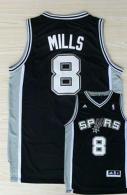 Revolution 30 San Antonio Spurs -8 Patty Mills Black Stitched NBA Jersey