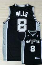Revolution 30 San Antonio Spurs -8 Patty Mills Black Stitched NBA Jersey