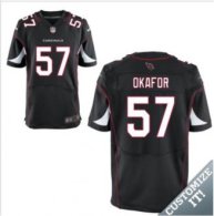 Nike Arizona Cardinals -57 Okafor Jersey Black Elite Alternate Jersey