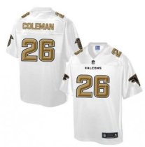 Nike Atlanta Falcons 26 Tevin Coleman White NFL Pro Line Fashion Game Jersey Nike Atlanta Falcons 26 Tevin Coleman White NFL Pro Line Fashion Game Jersey