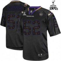 Nike Ravens -52 Ray Lewis New Lights Out Black Super Bowl XLVII Stitched NFL Elite Jersey Nike Ravens -52 Ray Lewis New Lights Out Black Super Bowl XLVII Stitched NFL Elite Jersey