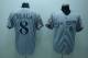Milwaukee Brewers -8 Ryan Braun Stitched Grey MLB Jersey