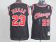 Chicago Bulls -23 Michael Jordan Black Nike Throwback Stitched NBA Jersey