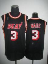 Miami Heat -3 Dwyane Wade Black Hardwood Classics Nights Stitched NBA Jersey Miami Heat -3 Dwyane Wade Black Hardwood Classics Nights Stitched NBA Jersey