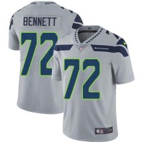 Nike Seahawks -72 Michael Bennett Grey Alternate Stitched NFL Vapor Untouchable Limited Jersey Nike Seahawks -72 Michael Bennett Grey Alternate Stitched NFL Vapor Untouchable Limited Jersey