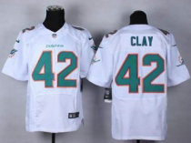 Nike Miami Dolphins -42 Charles Clay White NFL New Elite Jersey Nike Miami Dolphins -42 Charles Clay White NFL New Elite Jersey
