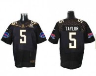 Nike Buffalo Bills -5 Tyrod Taylor Black 2016 Pro Bowl Stitched NFL Elite Jersey