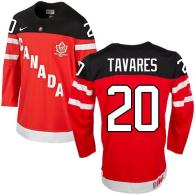 Olympic CA 20 John Tavares Red 100th Anniversary Stitched NHL Jersey