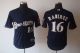 Milwaukee Brewers -16 Aramis Ramirez Blue Cool Base Stitched MLB Jersey