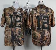 Nike Seattle Seahawks #12 Fan Camo Super Bowl XLIX Men‘s Stitched NFL Realtree Elite Jersey