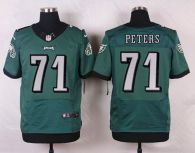 Nike Philadelphia Eagles #71 Jason Peters Midnight Green Team Color Men's Stitched NFL Elite Jersey
