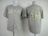 Chicago Cubs -44 Anthony Rizzo Grey USMC Cool Base Stitched MLB Jersey