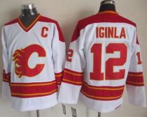 Calgary Flames -12 Jarome Iginla White CCM Throwback Stitched NHL Jersey Calgary Flames -12 Jarome Iginla White CCM Throwback Stitched NHL Jersey