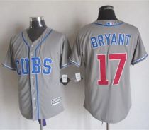 Chicago Cubs -17 Kris Bryant Grey Alternate Road New Cool Base Stitched MLB Jersey Chicago Cubs -17 Kris Bryant Grey Alternate Road New Cool Base Stitched MLB Jersey