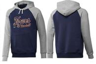 Detroit Tigers Pullover Hoodie Dark Blue Grey