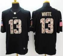 Nike Chicago Bears -13 Kevin White Black Stitched NFL Limited Salute to Service Jersey Nike Chicago Bears -13 Kevin White Black Stitched NFL Limited Salute to Service Jersey
