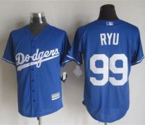 Los Angeles Dodgers -99 Hyun-Jin Ryu Blue New Cool Base Stitched MLB Jersey Los Angeles Dodgers -99 Hyun-Jin Ryu Blue New Cool Base Stitched MLB Jersey