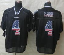 Nike Oakland Raiders #4 Derek Carr Black Men's Stitched NFL Elite USA Flag Fashion Jersey Nike Oakland Raiders #4 Derek Carr Black Men's Stitched NFL Elite USA Flag Fashion Jersey
