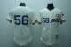 Mitchell and Ness Pilots #56 Jim Bouton Stitched Cream Throwback MLB Jersey