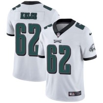 Nike Eagles -62 Jason Kelce White Stitched NFL Vapor Untouchable Limited Jersey