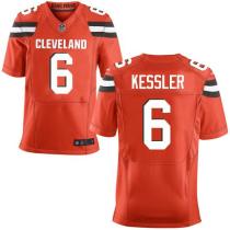 Nike Browns -6 Cody Kessler Orange Alternate Stitched NFL New Elite Jersey Nike Browns -6 Cody Kessler Orange Alternate Stitched NFL New Elite Jersey