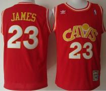 Mitchell and Ness Cleveland Cavaliers -23 LeBron James Stitched Red CAVS NBA Jersey Mitchell and Ness Cleveland Cavaliers -23 LeBron James Stitched Red CAVS NBA Jersey