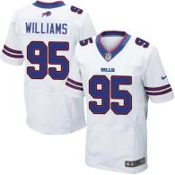 Nike Bills -95 Kyle Williams White Men's Stitched NFL New Elite Jersey Jersey