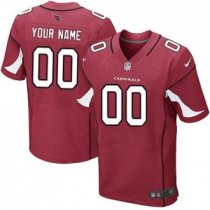 Nike Arizona Cardinals -00 Customized Jersey Red Elite Home Jersey