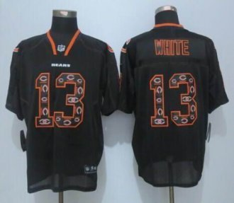 Nike Chicago Bears -13 Kevin White New Lights Out Black Stitched NFL Elite Jersey
