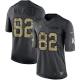 Tennessee Titans -82 Delanie Walker Nike Anthracite 2016 Salute to Service Jersey