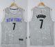 New York Knicks -7 Carmelo Anthony Grey City Light Stitched NBA Jersey
