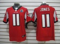 Nike Falcons 11 Julio Jones Red Team Color With Hall of Fame 50th Patch Stitched NFL Elite Jersey Nike Falcons 11 Julio Jones Red Team Color With Hall of Fame 50th Patch Stitched NFL Elite Jersey