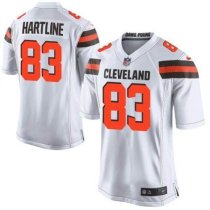 Nike Cleveland Browns -83 Brian Hartline White Stitched NFL New Elite Jersey Nike Cleveland Browns -83 Brian Hartline White Stitched NFL New Elite Jersey