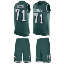 Eagles -71 Jason Peters Midnight Green Team Color Stitched NFL Limited Tank Top Suit Jersey Eagles -71 Jason Peters Midnight Green Team Color Stitched NFL Limited Tank Top Suit Jersey