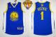 Revolution 30 Golden State Warriors -1 Ognjen Kuzmic Blue The Finals Patch Stitched NBA Jersey