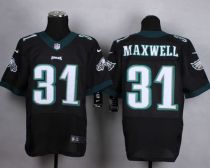 Nike Philadelphia Eagles #31 Byron Maxwell Black Alternate Men's Stitched NFL New Elite Jersey Nike Philadelphia Eagles #31 Byron Maxwell Black Alternate Men's Stitched NFL New Elite Jersey
