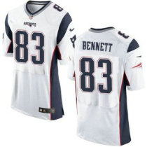 Nike Patriots -83 Martellus Bennett White Stitched NFL Elite Jersey Nike Patriots -83 Martellus Bennett White Stitched NFL Elite Jersey