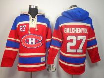 Montreal Canadiens -27 Alex Galchenyuk Red Sawyer Hooded Sweatshirt Stitched NHL Jersey Montreal Canadiens -27 Alex Galchenyuk Red Sawyer Hooded Sweatshirt Stitched NHL Jersey