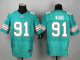 Nike Miami Dolphins -91 Cameron Wake Aqua Green Alternate Stitched NFL Elite Jersey