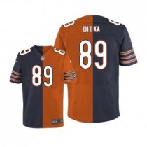 Nike Bears -89 Mike Ditka Navy Blue Orange Stitched NFL Elite Split Jersey Nike Bears -89 Mike Ditka Navy Blue Orange Stitched NFL Elite Split Jersey