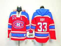 Autographed Montreal Canadiens -33 Patrick Roy Red Sawyer Hooded Sweatshirt Stitched NHL Jersey Autographed Montreal Canadiens -33 Patrick Roy Red Sawyer Hooded Sweatshirt Stitched NHL Jersey