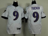 Nike Baltimore Ravens -9 Justin Tucker White NFL New Elite Jersey